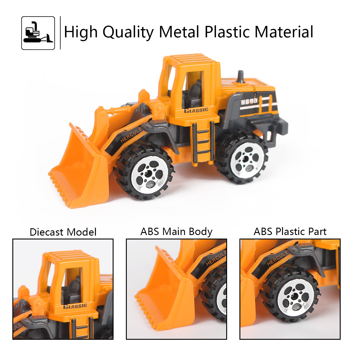 Diecast construction hot sale equipment toys